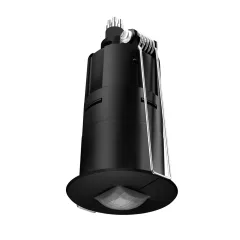   STEINEL 068646 KNX mennyezeti jelenlétérzékelő IR Quattro MICRO kerek | mennyezetbe süllyesztett | fekete