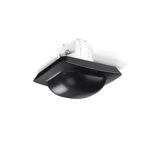 STEINEL 094522 Mennyezeti jelenlétérzékelő IR Quattro HD szögletes | Mennyezetbe süllyesztett, 1 relé, Bluetooth | fekete