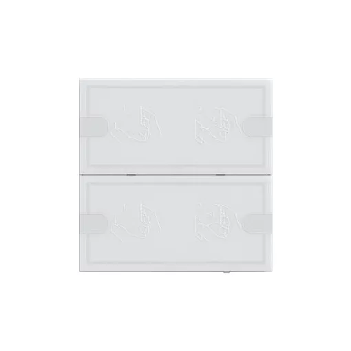 GIRA 1042003 KNX tapintásérzékelő 4 System 95 | 2-fold, Komfort | fehér