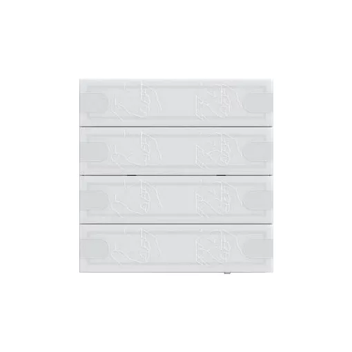 GIRA 1044003 KNX tapintásérzékelő 4 System 95 | 4-fold, Komfort | fehér