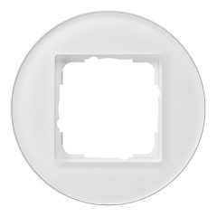 GIRA 0211130 takarókeret Stúdió | 1-szeres | üveg fehér