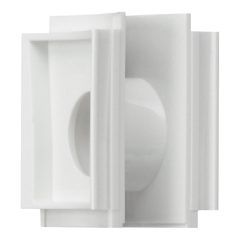   GIRA 0013053 felületre szerelhető csatlakozó Studio | tiszta fehér fényes