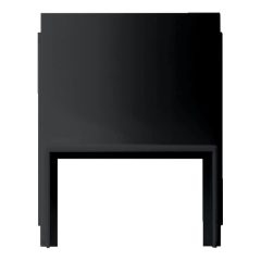   GIRA 0017055 kábelbevezető adapter Studio | fekete fényes | 20x30 mm