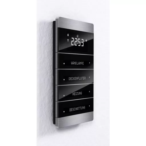 ENERTEX 1157-01-al KNX szobavezérlő | Prémium | csiszolt alumínium