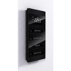   ENERTEX 1157-01-sw KNX szobavezérlő | Prémium | fekete eloxált