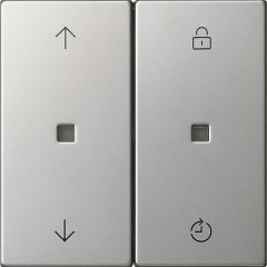   GIRA 5363600 kezelőszerv S3000 System 55 | 2-szeres, memória | rozsdamentes acél
