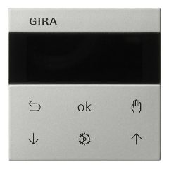   GIRA 5366600 redőny és időzítő kapcsoló S3000 System 55 | Kijelző | rozsdamentes acél