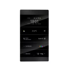   ENERTEX 1177-01-sw KNX szobavezérlő MeTa² | Prémium | fekete eloxált