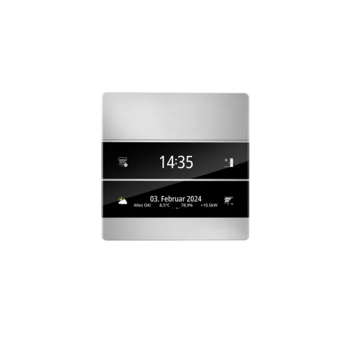 ENERTEX 1177-02-al KNX szobavezérlő MeTa² | Standard | alumínium csiszolt