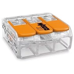 WAGO 221-413 összekötő bilincs sorozat 221 | 3-szoros