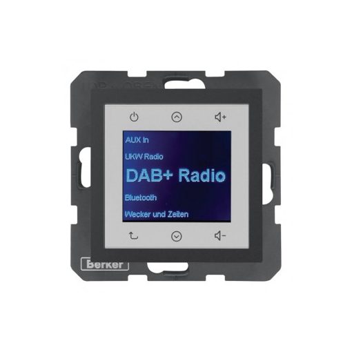 BERKER 29841606 UP Radio Touch S.1/B.3/B.7 | DAB+ | antracit