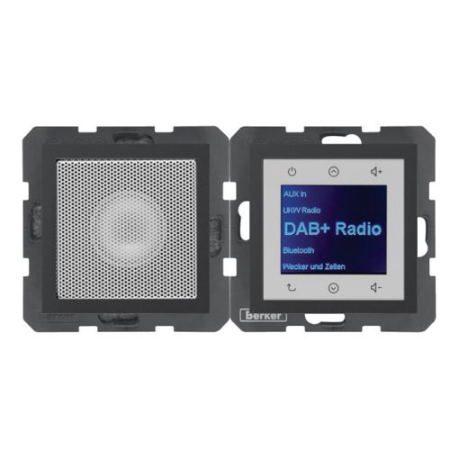 BERKER 29841606 UP Radio Touch S.1/B.3/B.7 | DAB+ | antracit