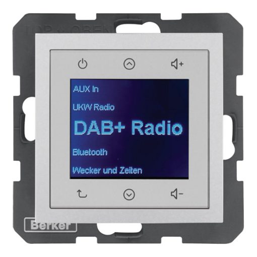 BERKER 29841404 UP Radio Touch S.1/B.3/B.7 | DAB+ | alumínium matt
