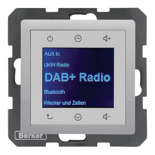 BERKER 29846084 UP Radio Touch Q.1/Q.3 | DAB+ | alumínium bársony