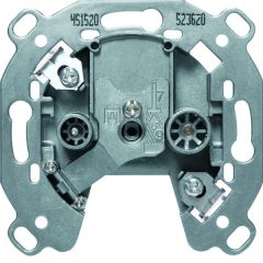   BERKER 451520 antennacsatlakozó sorozat 1930 | 2 utas, TV, folytonosság, 20 dB