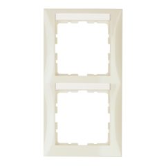   BERKER 10128912 leírás Takarókeret S.1 | 2-szeres, függőleges | Fehér fényes