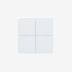   ELSNER 70880 KNX nyomógombos érzékelő Cala | 4-szeres, hőmérséklet érzékelővel | fehér