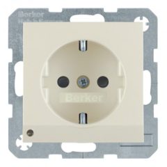   BERKER 41098982 SCHUKO aljzat S/B | Tájoló fény | Fehér fényes