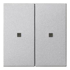   GIRA 536926 kezelőszerv S3000 System 55 | 2-szeres, LED-ek | alumínium