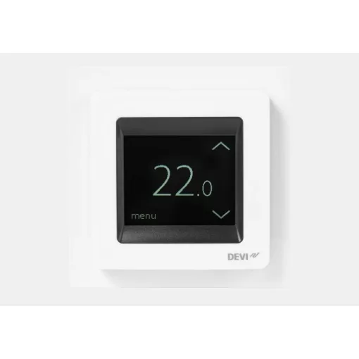 DEVI 140F1071 Touch Termosztát | elektromos padlófűtéshez | tiszta fehér