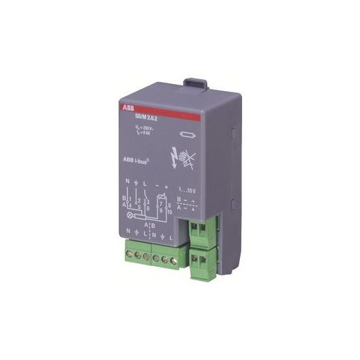 ABB SD/M2.6.2 fényerőszabályzó szelepmozgató modul 1-10 V helyiségszabályozóhoz | 2-szeres