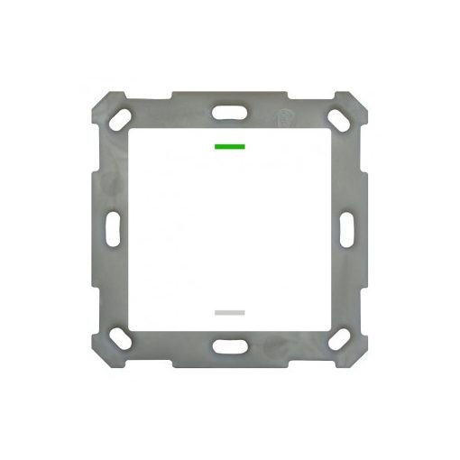 MDT BE-TAL5501.01 KNX nyomógomb érzékelő Light 55 | 1-szeres, semleges | tiszta fehér fényes