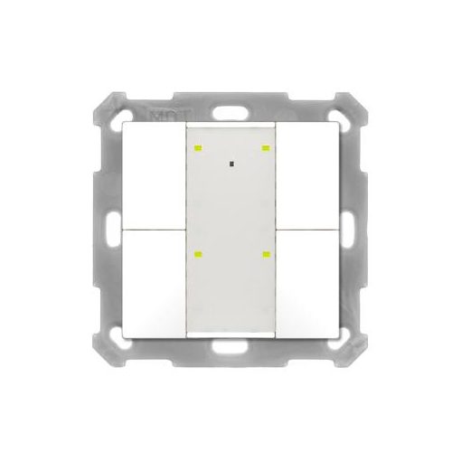 MDT BE-TA55P4.G2 KNX nyomógombos érzékelő Plus UP v2 | 4-szeres | tiszta fehér fényes