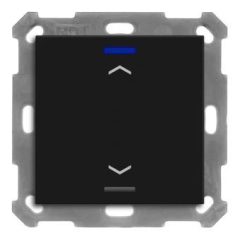   MDT BE-TAL550106.A1 KNX nyomógomb-érzékelő Light 55 | 1-szeres, nyilak | fekete Matt