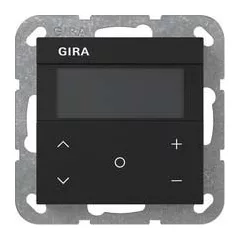   GIRA 2006005 KNX Helyiség klímaszenzor HLK System 55 | Standard | fekete matt