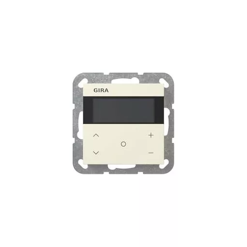 GIRA 200601 KNX Helyiség-klímaszenzor HLK System 55 | Standard | krémfehér fényes