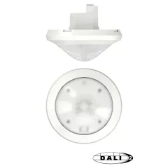   THEBEN thePassa P360-221 DALI UP WH DALI jelenlétérzékelő | 360°, 2 csatornás, mennyezeti szerelés