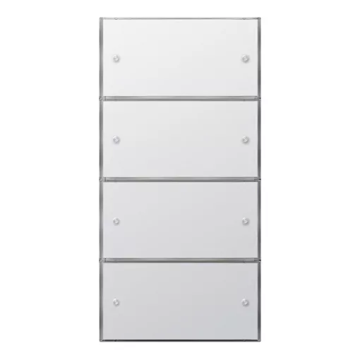 GIRA 2035112 KNX tapintásérzékelő 3 Flächenschalter | 4-szeres (2+2), Komfort