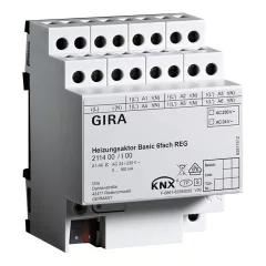 GIRA 211400 KNX fűtésaktor | 6-csatornás