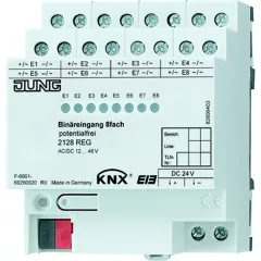 JUNG 2128REG KNX bináris bemenet | 8-csatornás