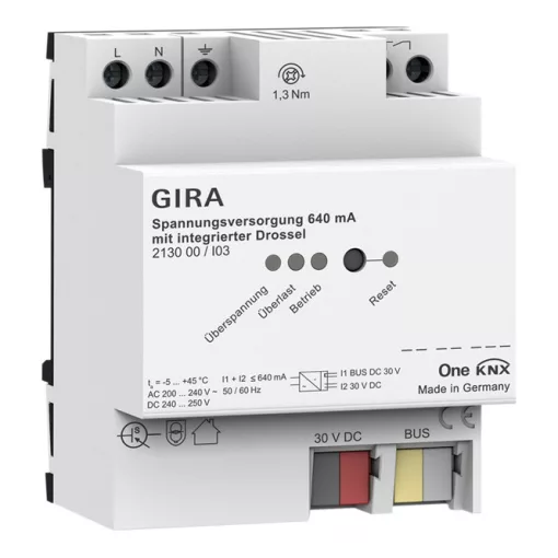 GIRA 213000 KNX busztápegység | 640 mA