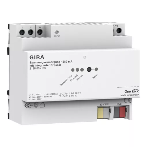 GIRA 213800 KNX busztápegység | 1280 mA