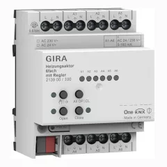 GIRA 213900 KNX fűtésaktor GIRA One-hoz | 6-csatornás