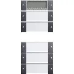   GIRA 214528 feliratozható TS3-billenőkészlet System 55 | 5-szörös (2+3), Plus | antracit