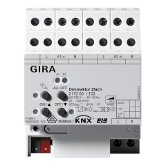 GIRA 217200 KNX dimmaktor REG | 2-csatornás