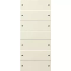   GIRA 218601 TS3 billenőkészlet System 55 | 6-os (3+3) | krémfehér fényes