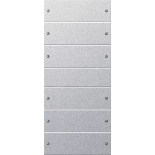 GIRA 218626 TS3 billenőkészlet System 55 | 6-os (3+3) | alu