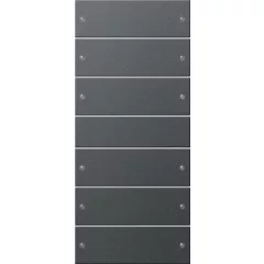   GIRA 218628 TS3 billenőkészlet System 55 | 6-os (3+3) | antracit