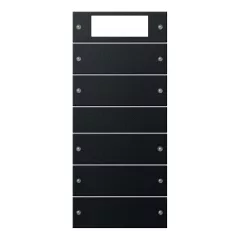   GIRA 2195005 TS3 billenőkészlet System 55 | 5-szörös (2+3), Plus | fekete matt