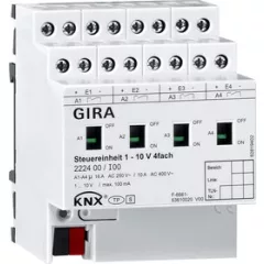 GIRA 222400 KNX dimmaktor 1-10 V | 4-csatornás