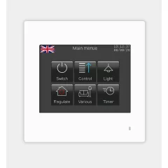   ARCUS-EDS 22413201 KNX Touch Display | IR-hőmérséklet-érzékelővel | fehér | 3,5 hüvelyk