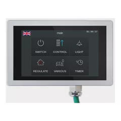   ARCUS-EDS 22414065 KNX Touch Display IP65 | integrált termosztátszabályozóval | alumínium | 4,3 hüvelyk