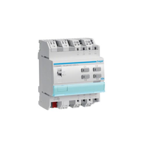 HAGER TYA606A KNX univerzális hajtómű | 6-szoros, 4 A