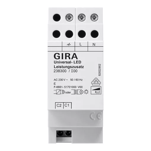GIRA 238300 Univerzális LED teljesítmény-kiegészítő System 3000 | 230 V AC