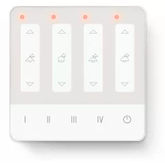  LUNATONE 24035290-PS-G10A DALI-2 Touchpanel 04, 70 mA | 4 jelenet, 4 csoport (dimmer gombok)