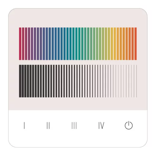 LUNATONE 24035410-G06A DALI-2 érintőpanel | 4 jelenet, RGB (dimmelés)